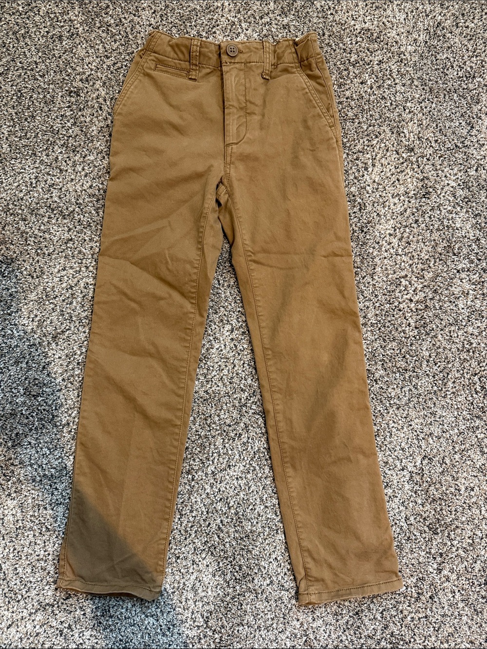 GAP Boys Khaki/Tan Straight Chino Pants
